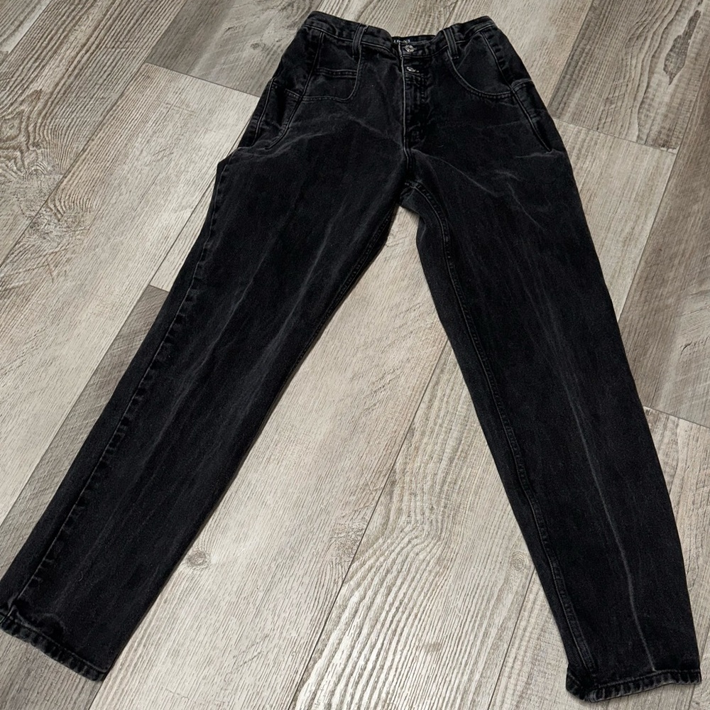 VINTAGE Guess Jeans Mens 30x34 Pascal 075 Black Relaxed Tapered Y2K 90s Made USA